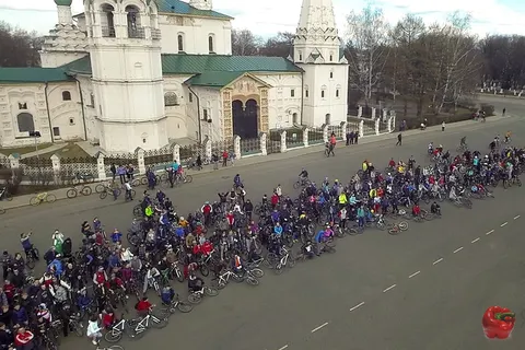 В Ярославле прошел велопробег