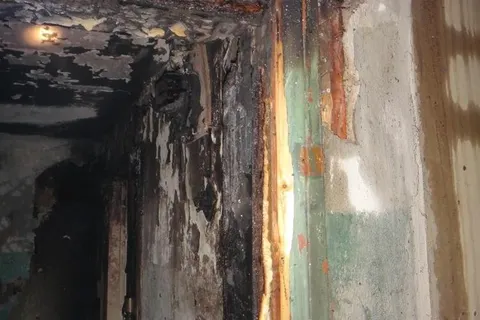 В Ярославской области горел жилой дом