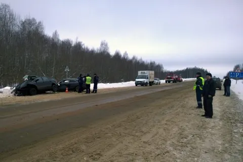 В ДТП в Рыбинском районе четыре человека погибли на месте