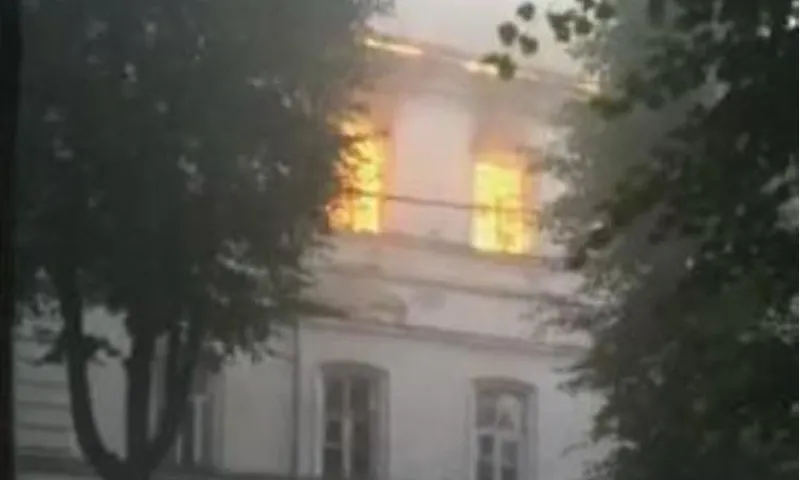 В Ярославле горел памятник архитектуры регионального значения