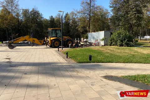 Прокуратура требует завершить ремонт сквера на площади Труда в Ярославле