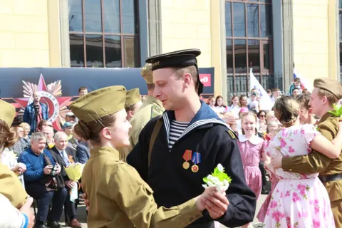 «Эшелон Победы» сделал остановку на вокзале Ярославль-Главный: фоторепортаж