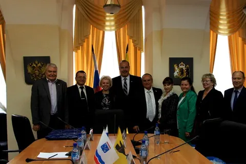 В Ярославской областной Думе приняли делегацию Законодательного собрания Ленинградской области