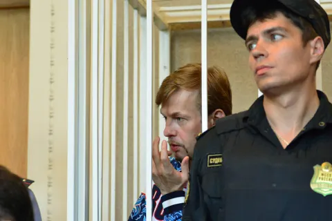 Мэр Ярославля Евгений Урлашов на суде выглядел измученным и болезненным. Фоторепортаж