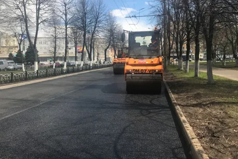 В Ярославле начался второй этап ремонта проспекта Ленина