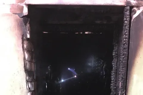 В Рыбинске горел завод «Раскат»