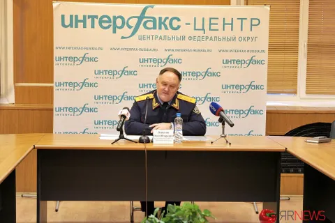 Руководитель СУ СК РФ по Ярославской области Олег Липатов: «Дело Урлашова движется к завершению». Фото с пресс конференции
