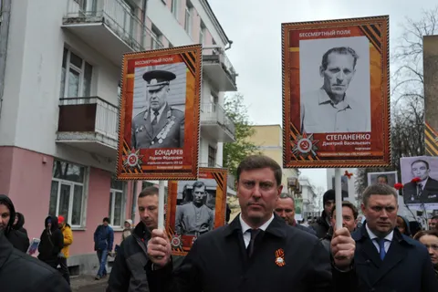 В строю «Бессмертного полка» прошли пятнадцать тысяч ярославцев