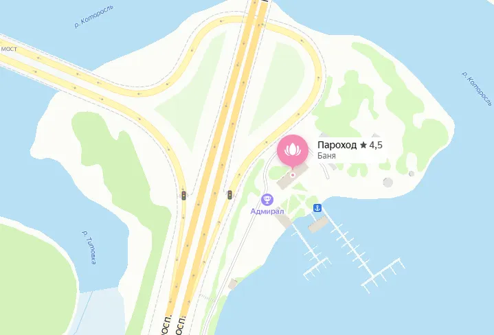 В Ярославле горела плавучая баня
