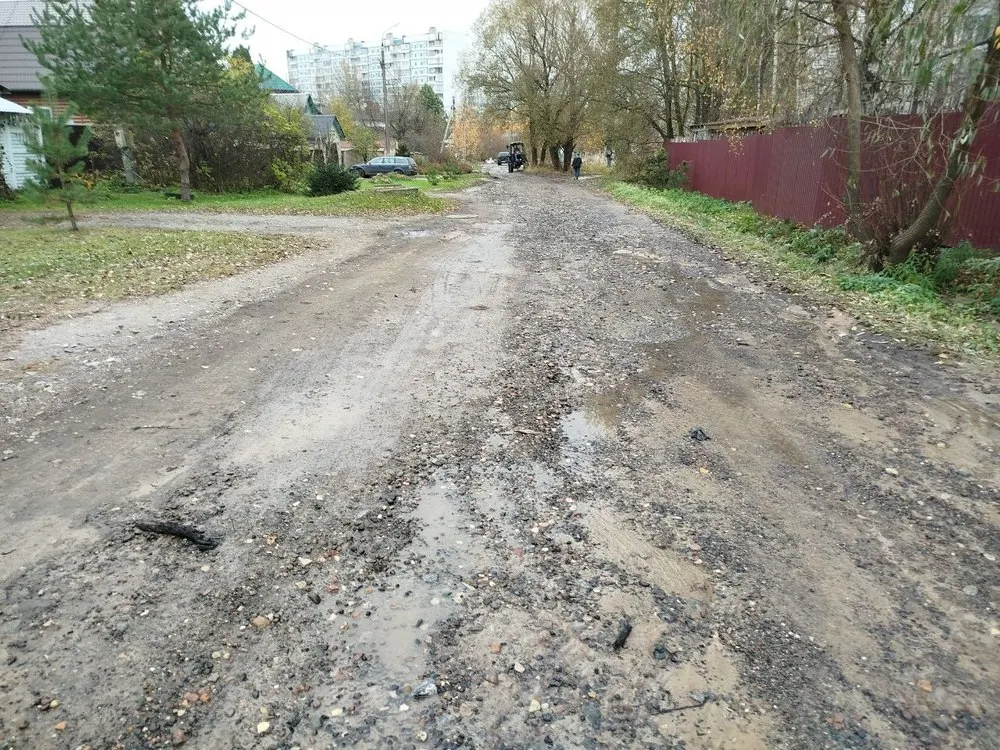 Жителям Дядьково отказали в подсыпке дороги из-за наступающей зимы