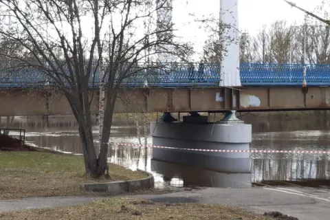 «Уточки плавают»: в Ярославле затопило Стрелку и Волжскую набережную