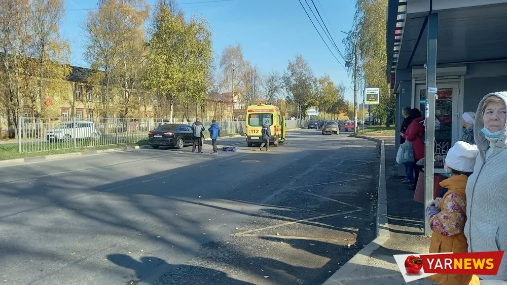 В Заволжском районе Ярославля «Ока» сбила пешехода