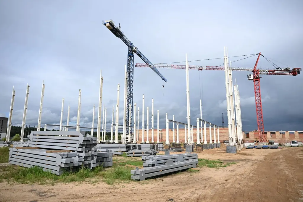 Губернатор проинспектировал строительство школы в поселке Красный Бор