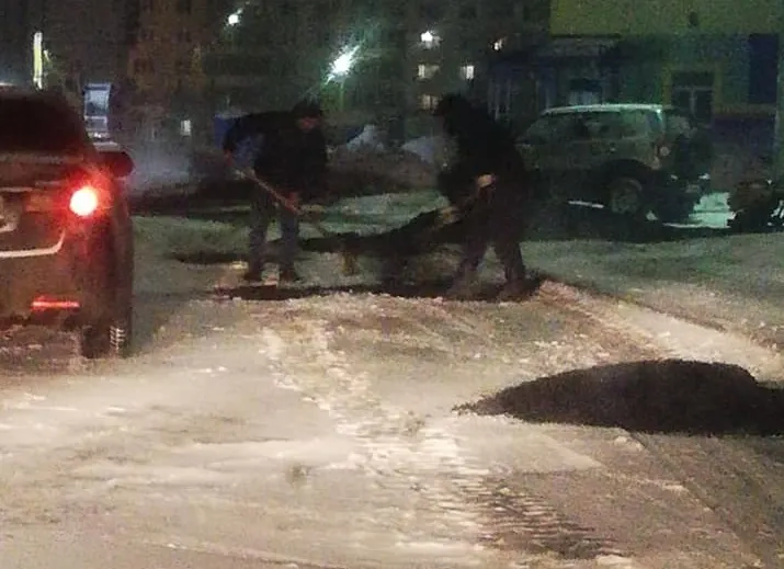 Мэрия Ярославля проведет проверку по факту укладки асфальта в снег
