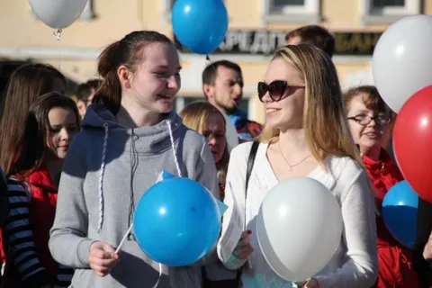 Ярославцы провели флэшмоб «День Победы»