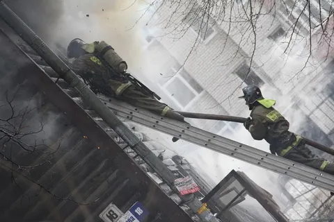 В Ярославле при пожаре на улице Радищева погибла женщина