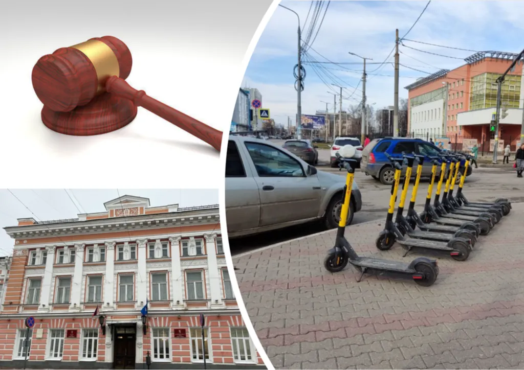 Суд разрешил парковать электросамокаты у мэрии