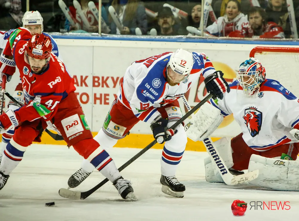 «Локомотив» (Ярославль) наконец выиграл у пражского «Льва» (фоторепортаж)