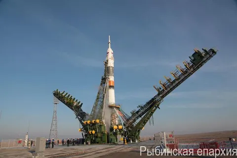 Рыбинский епископ Вениамин напутствовал космонавтов
