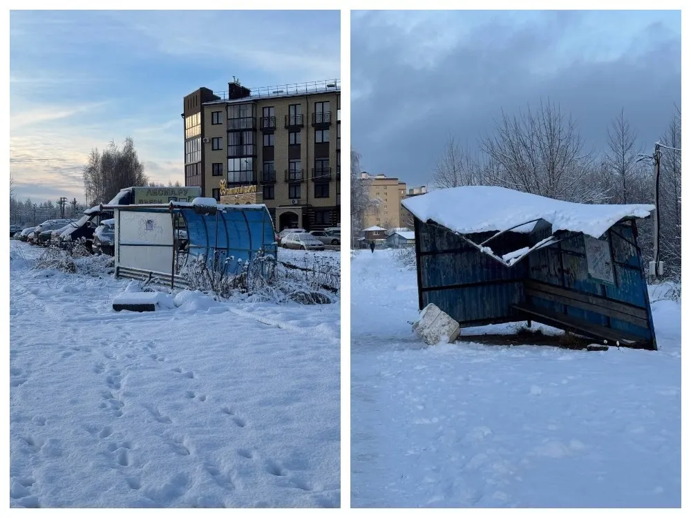 Жители Заволги требуют поставить нормальную остановку