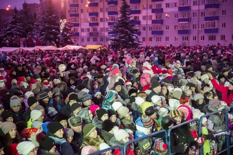 В Рыбинске прошло НаШествие Дедов Морозов