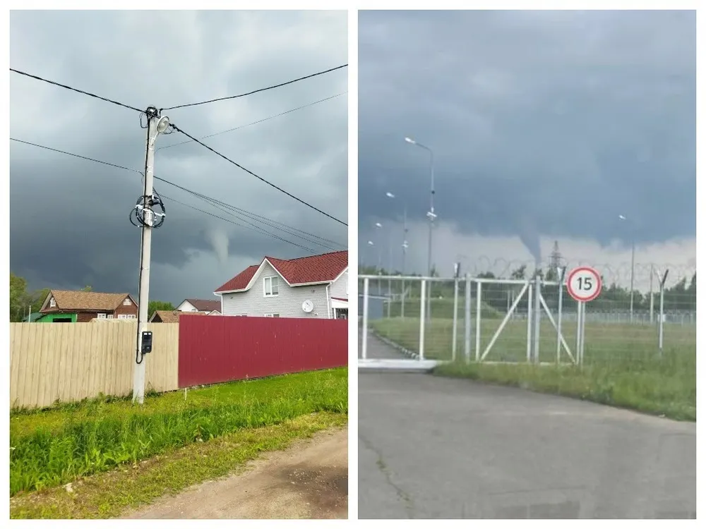 На Рыбинск пытался опуститься смерч
