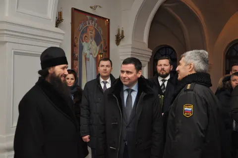Праздник Крещения Дмитрий Миронов встретил в Переславле-Залесском