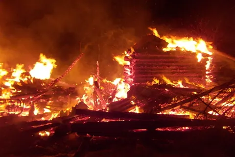 В Ярославской области сгорел дом