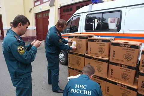 Из Ярославской области отправлен первый транш гуманитарной помощи пострадавшим от наводнения. С фото