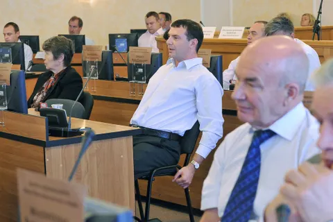 В мэрии Ярославля произошла смена власти. Фоторепортаж 