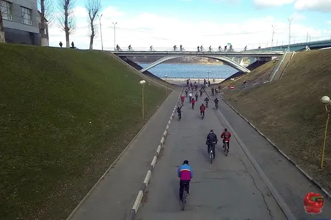 В Ярославле прошел велопробег