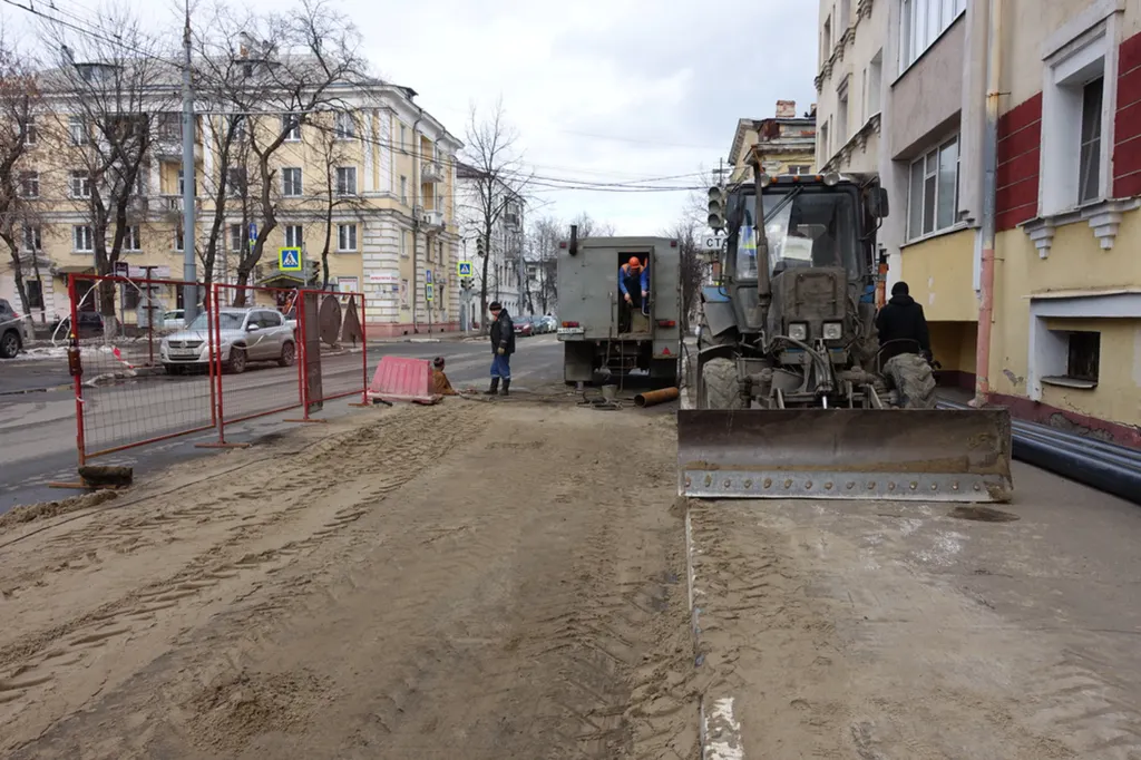 «Ярославльводоканал» начал реконструкцию водопровода на улице Республиканской