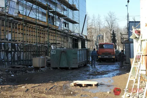 Фасад универмага «Ярославль» почти готов. Фоторепортаж