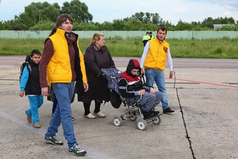 В Ярославль прибывают беженцы из Украины
