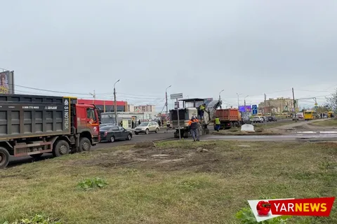 В Ярославле фрезеруют проспект Машиностроителей
