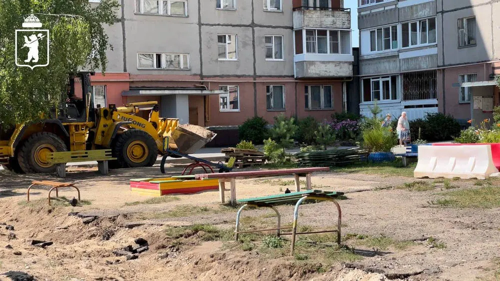 В Ярославле завершили ремонт 15 из 38 ремонтируемых дворов
