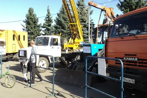 В Рыбинске прошел смотр дорожной техники