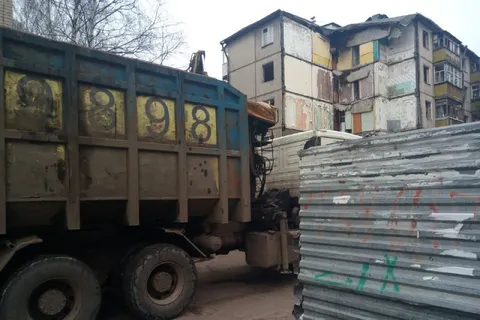 В Ярославле сносят здание, пострадавшее от взрыва газа