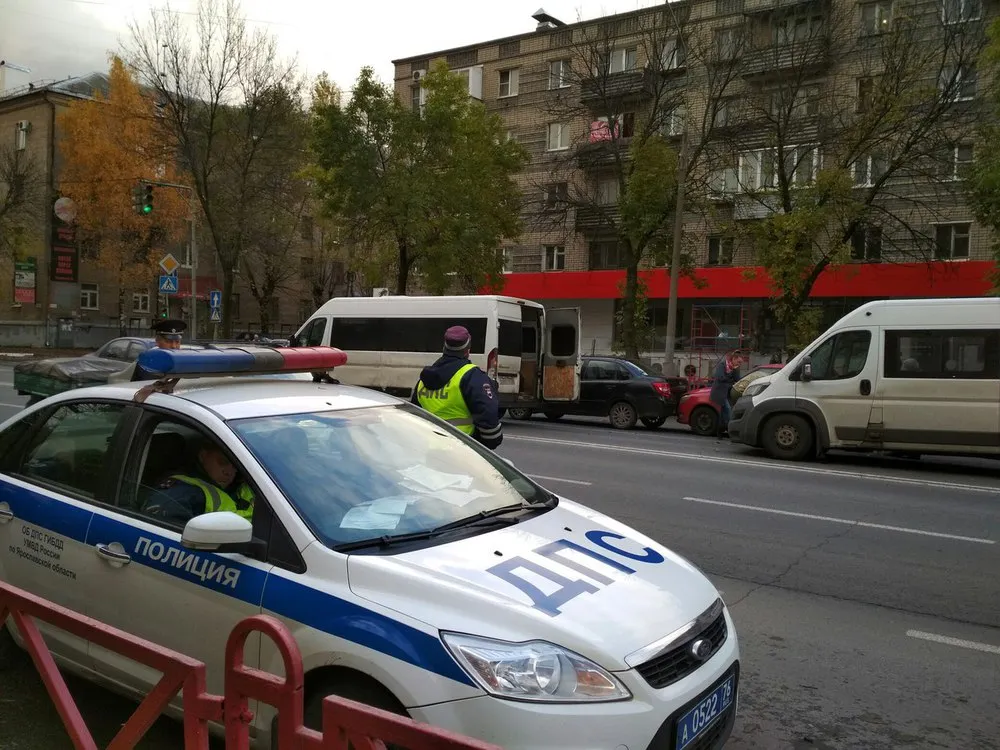В центре Ярославля произошло ДТП с участием двух маршруток: фото