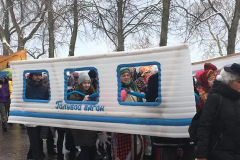 В Ярославле начались масленичные гуляния: видео