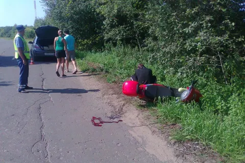 В Ярославской области произошло два «пьяных» ДТП с участием скутеристов