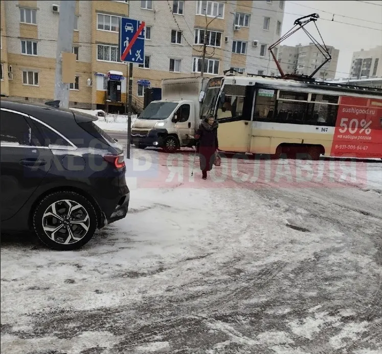 В Ярославле произошла очередная авария с трамваем