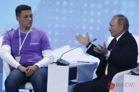 Открытый урок в Ярославле Путину удался
