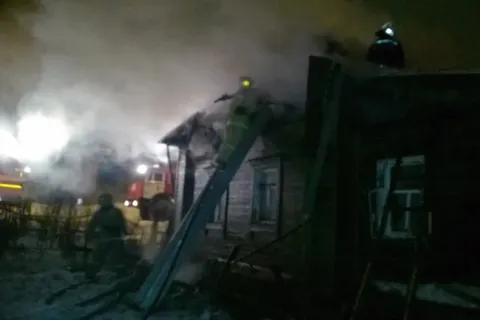 В Ярославле горел частный жилой дом
