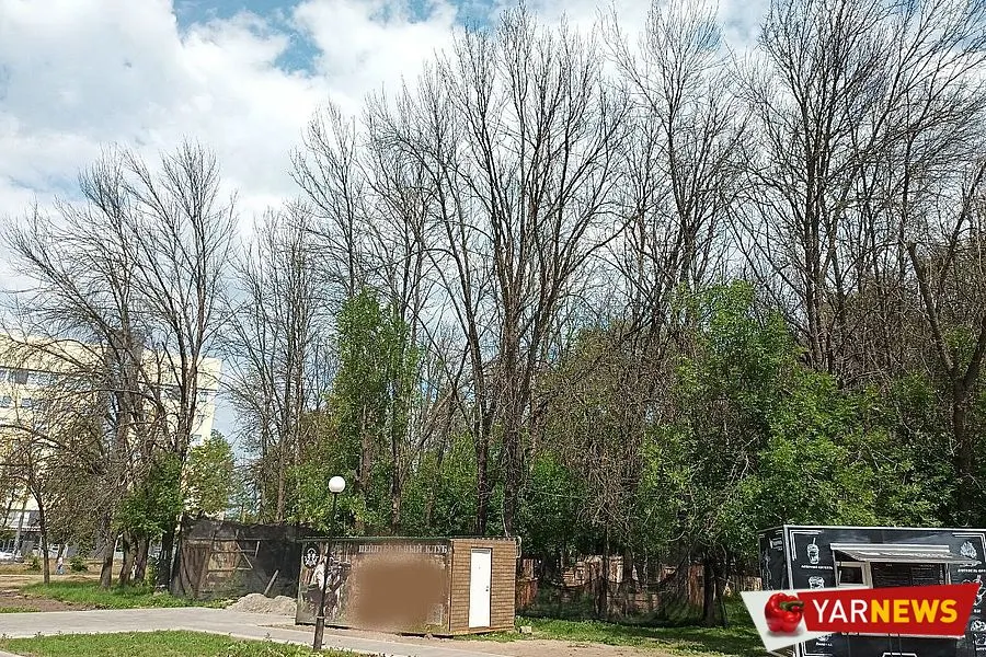 В Ярославле высыхает Юбилейный парк