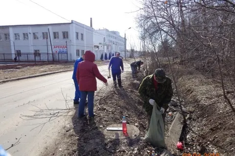 Жители Фрунзенского района Ярославля провели субботник