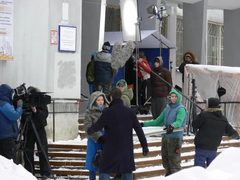В центре Ярославля снимается очередной ситком