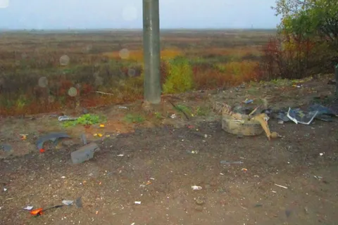 В Ярославской области грузовик столкнулся с иномаркой