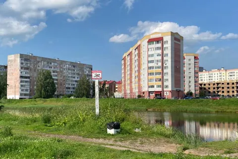 В Заволжском районе Ярославля остановилась очистка пруда
