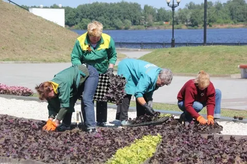 В Ярославле на Стрелке идут последние приготовления ко Дню города